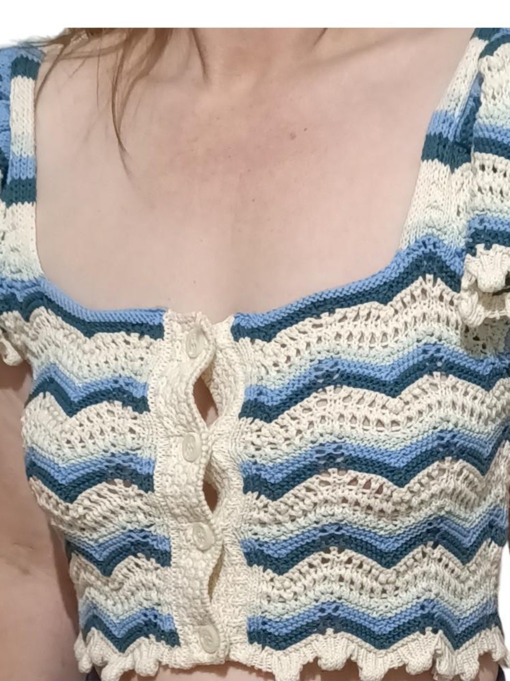 Zara Crochet top